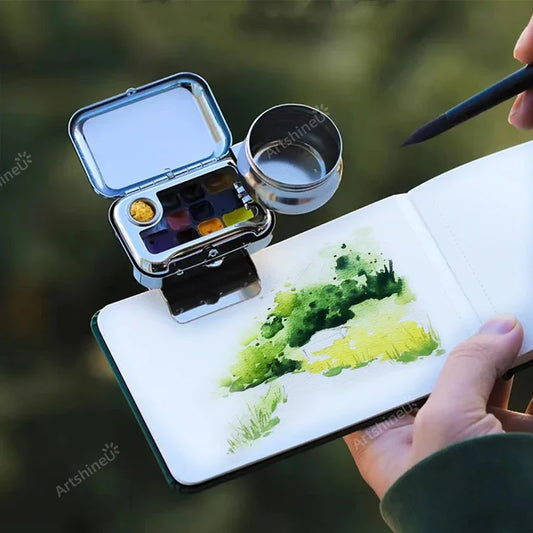 Portable Travel Painting Set 10/16 colours Schmincke Watercolor